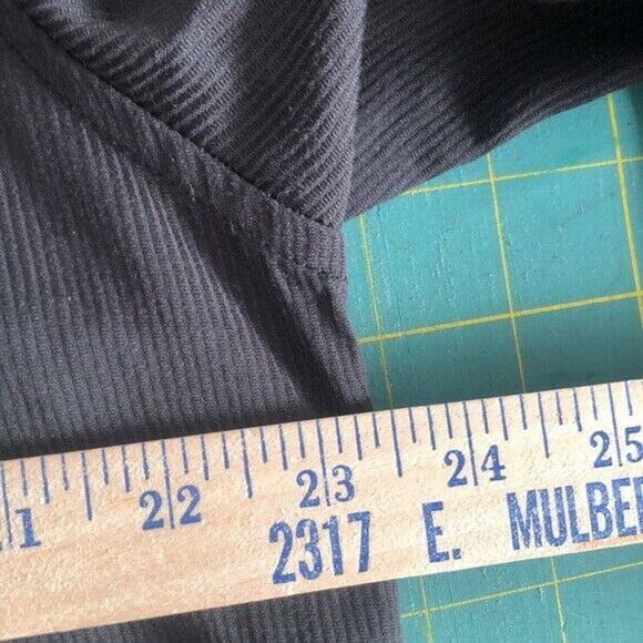 ROAR Signature Men`s Black Long Sleeve Shirt size XL logo topstitched button - Picture 6 of 7